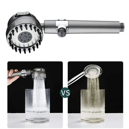 Pomme de douche HAUTE PRESSION + Filtre, Douchette à 3 modes